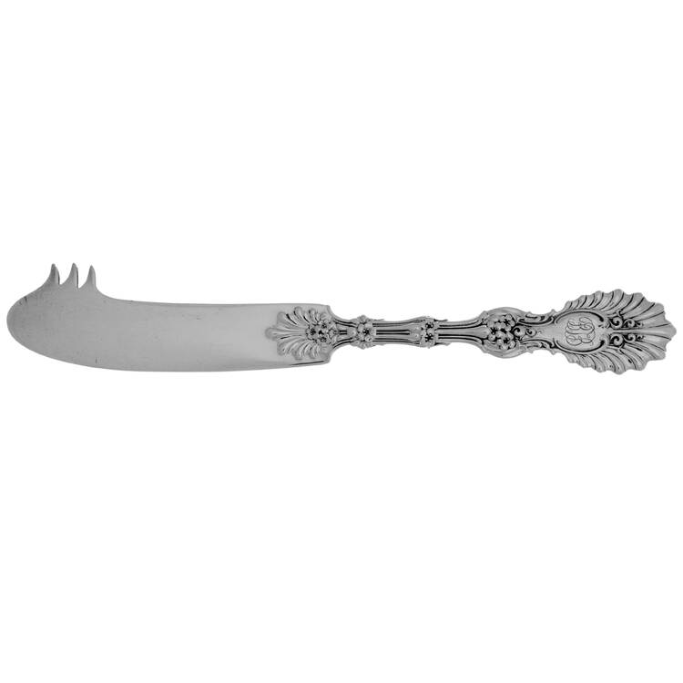 Radiant (Sterling, 1895, Monograms) Solid Serving Cheese Knife