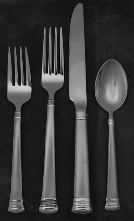 Carina-Matte (Stainless) 4 Piece Place Setting