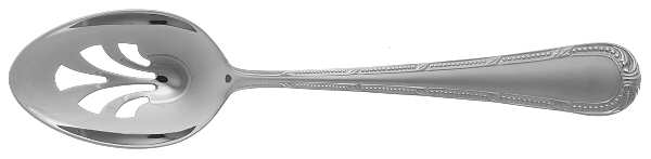 Russborough-Matte (Stainless) Pierced Tablespoon (Serving Spoon)