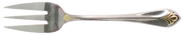 St Regis Gold (Stainless) Medium Solid Cold Meat Serving Fork