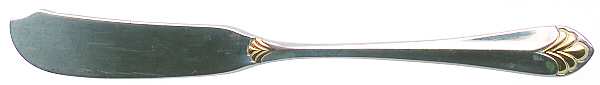 St Regis Gold (Stainless) Flat Handle Master Butter Knife