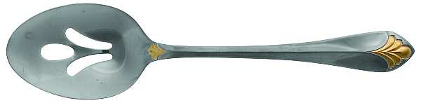St Regis Gold (Stainless) Pierced Tablespoon (Serving Spoon)
