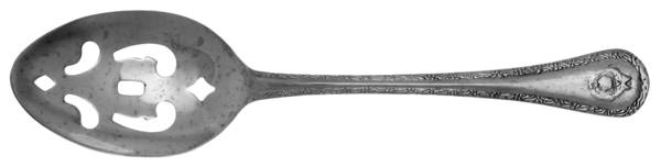 Holiday Wreath (Stainless) Pierced Tablespoon (Serving Spoon)