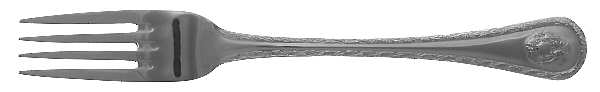 Holiday Wreath (Stainless) Individual Salad Fork