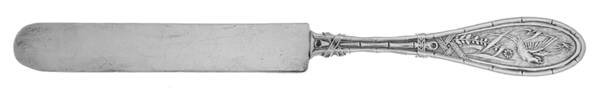 Japanese (Sterling, 1874, Monograms) Solid Tea/Child Knife