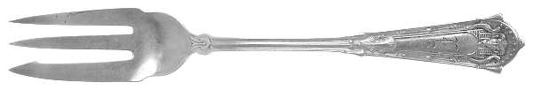 Egyptian (Sterling, 1911, Monograms) Old Style Pickle Fork