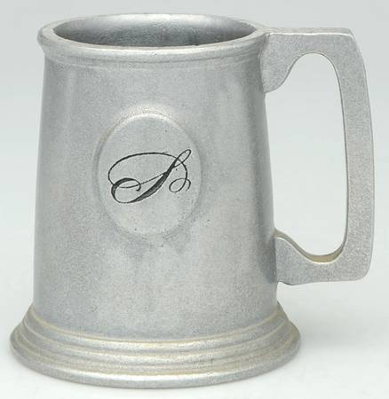 Plough Tavern (Armetale, Hollowware, Satin) Monogram Mug