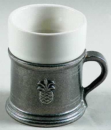 Plough Tavern (Armetale, Hollowware, Satin) Coffee Cup with Ceramic Liner