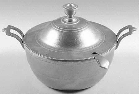 Plough Tavern (Armetale, Hollowware, Satin) Tureen & Lid with Ladle