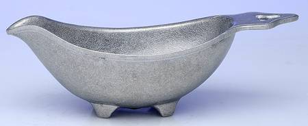 Plough Tavern (Armetale, Hollowware, Satin) Footed Sauce Boat