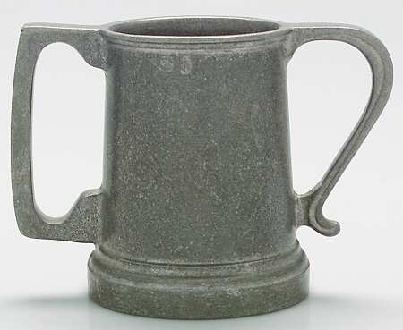 Plough Tavern (Armetale, Hollowware, Satin) 2 Handle Kissing Mug
