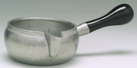 Plough Tavern (Armetale, Hollowware, Satin) Caudle Cup with Wood Handle