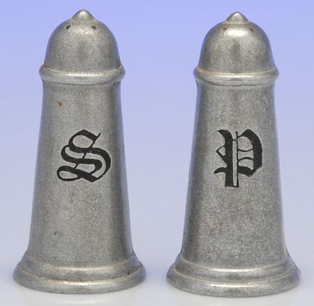 Plough Tavern (Armetale, Hollowware, Satin) Salt & Pepper Set