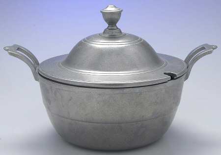 Plough Tavern (Armetale, Hollowware, Satin) Tureen & Lid with Ladle