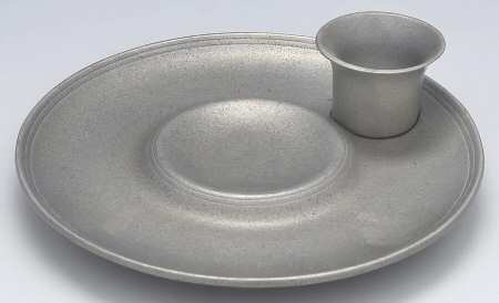Plough Tavern (Armetale, Hollowware, Satin) Artichoke Plate & Sauce Cup