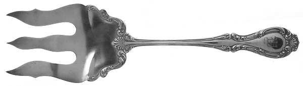 Joan (Silverplate, 1896, Monograms) Solid Salad Serving Fork