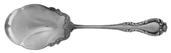 Joan (Silverplate, 1896, Monograms) Solid Shell Casserole Spoon