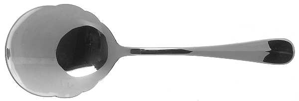 Hartford (Stainless, Indonesia) Solid Smooth Casserole Spoon