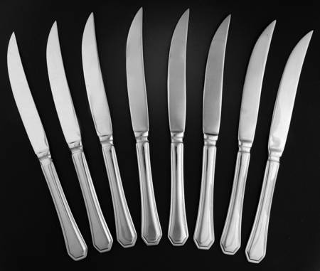Casino (Stainless) Individual Hollow Handle Steak Knife - Set of 8