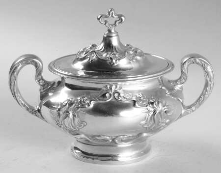 Eton (Sterling, Hollowware) Sugar Bowl & Lid