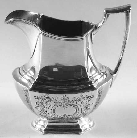 Washington-Engraved (Sterling, Hollowware) Creamer