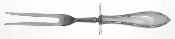 WEB9 (STERLING) Small Steak Carving Fork with Stainless Prongs