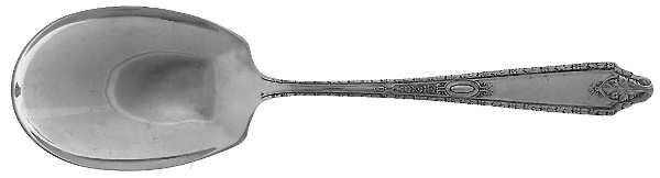 Cinderella (Sterling, No Monograms) Small Solid Berry/Casserole Spoon