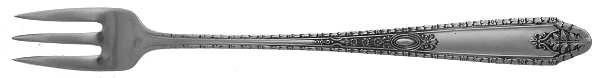 Cinderella (Sterling, No Monograms) Oyster Fork