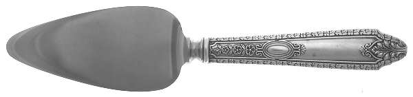 Cinderella (Sterling, No Monograms) Cheese Server with Stainless Blade