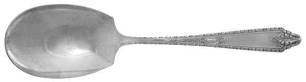 Cinderella (Sterling, No Monograms) Solid Salad Serving Spoon