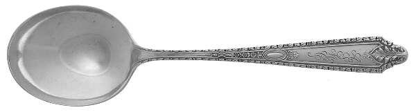 Cinderella (Sterling, No Monograms) Round Bowl Soup Spoon (Gumbo)