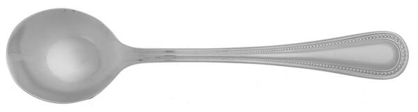 Continental Bead (Stainless) Round Bowl Soup Spoon (Cream Soup) HC