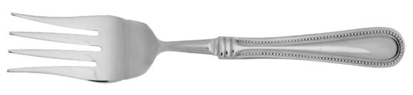 Continental Bead (Stainless) Cold Meat Fork Large, Stainless Tines HC