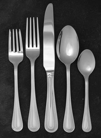 Continental Bead (Stainless) 40  Piece Estate Set