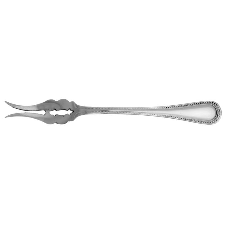 Continental Bead (Stainless) Butter Pick with Two Tines and Pierced Bowl HC