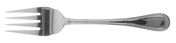 Continental Bead (Stainless) Medium Solid Cold Meat Serving Fork