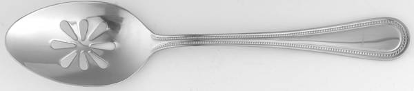 Continental Bead (Stainless) Pierced Tablespoon (Serving Spoon)