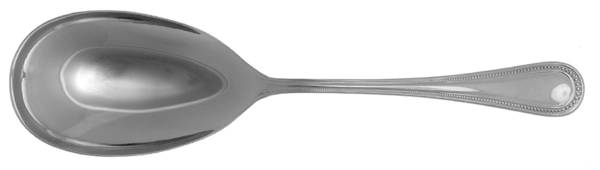 Continental Bead (Stainless) Large Solid Serving Spoon by Wallace Silver