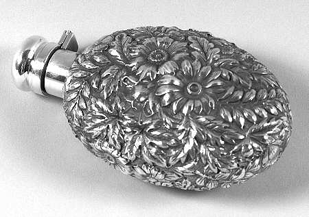 Repousse (Sterling, Hollowware) Sterling Flask