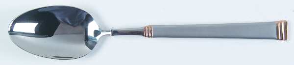 Satin & Gold (Stainless) Place/Oval Soup Spoon