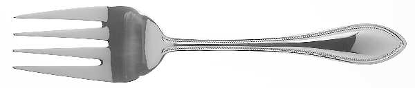 American Tradition (Stainless) Medium Solid Cold Meat Serving Fork