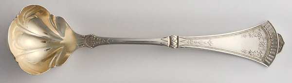 WAS95 (Sterling) Solid Piece Cream Ladle