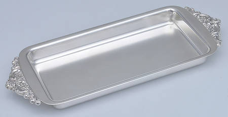 Baroque (Silverplate, Hollowware, Newer) Silverplate Cranberry Dish