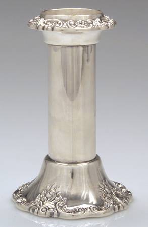 Baroque (Silverplate, Hollowware, Newer) 6" Console Candleholder