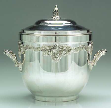 Baroque (Silverplate, Hollowware, Newer) Ice Bucket & Glass Liner