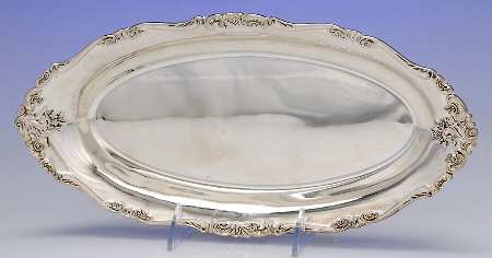 Baroque (Silverplate, Hollowware, Newer) 13" Bread Tray