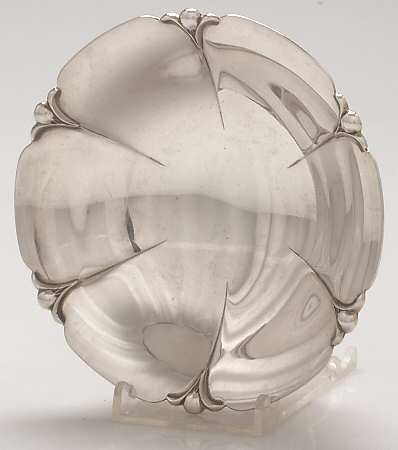 Lotus (Sterling, Hollowware, Round Base) Small Sterling Bon Bon Bowl