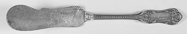 WND11 (STERLING) Flat Handle Master Butter Knife