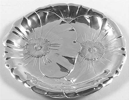 Poppy (Sterling, Hollowware) 10" Sandwich Plate