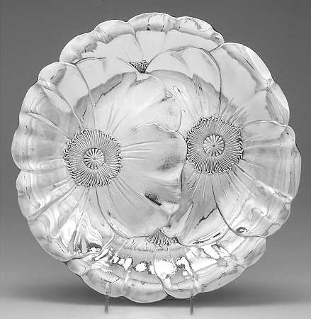 Poppy (Sterling, Hollowware) 13" Round Tray